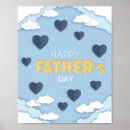 Suche nach blauer himmel und weiße wolken poster Herz