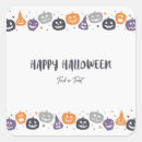 Suche nach leckerbissen aufkleber Happy halloween