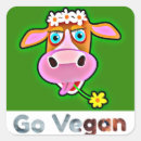 Suche nach gehen sie vegan aufkleber Kuh