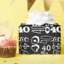 Suche nach mein 40 geschenkpapier Schwarz weiß
