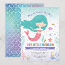 Suche nach little mermaid einladungen Glitzer