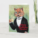 Suche nach vintage katze karten Für ihn