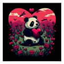 Suche nach panda liebe poster Blume