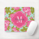Suche nach vintage rosa rosen mousepads Monogramm
