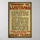 Suche nach lusitania poster Vintag