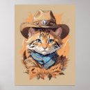 Suche nach vintage cowboy poster Katze