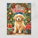Suche nach weihnachtshund postkarten Weihnachtswelpe