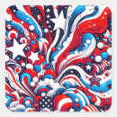 Suche nach amerikanischer unabhängigkeitstag aufkleber Rot weiß und blau