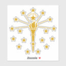 Suche nach indiana flagge aufkleber Sterne