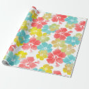 Suche nach hibiskus geschenkpapier Aquarell