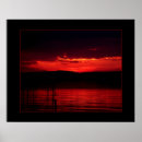 Suche nach roter sonnenuntergang poster See