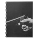 Suche nach waffen kleine notizbücher Vintag