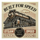 Suche nach vintage lokomotive poster Dampfzug