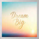 Suche nach dream big poster Motivierend