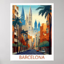 Suche nach retro vintage travel poster Stadtbild