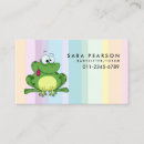 Suche nach niedlicher frosch visitenkarten Jede person