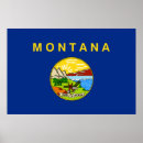 Suche nach montana staat poster Flagge