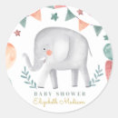 Suche nach bunter elefant aufkleber Babyparty