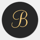 Suche nach monogramm b aufkleber Skript