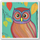 Suche nach abstrakte eule aufkleber Bunt