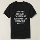 Suche nach play hockey tshirts Lustig