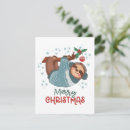 Suche nach lazy sloth postkarten Weihnachtskarte