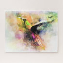Suche nach kolibri puzzle Aquarell