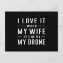 Suche nach drohnen postkarten Pilot