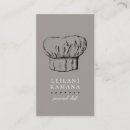 Suche nach der hut des koch visitenkarten Einfach