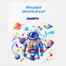 Suche nach astronaut decken Junge