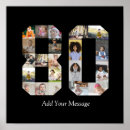 Suche nach 80 geburtstag poster Foto collage