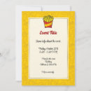 Suche nach pommes frites einladungen Junkfood