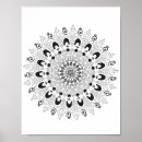 Suche nach blumen mandala poster Design
