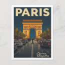 Suche nach der arc de triomphe postkarten Paris