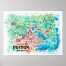 Suche nach usa map poster Boston