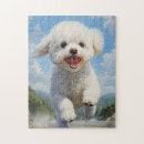 Suche nach bichon frise puzzle Weiß