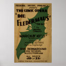 Suche nach fledermaus poster Vintag