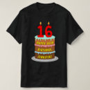 Suche nach 16 geburtstag geburtstag tshirts Für alle