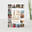 Suche nach 12 geburtstag karten Foto collage