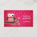 Suche nach rosa eule visitenkarten Girly