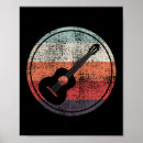 Suche nach retro gitarre poster Gitarrist