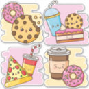Suche nach kawaii food aufkleber Kaffee