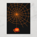 Suche nach halloween spinne postkarten Web