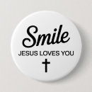Suche nach jesus liebt dich buttons Farbenfroh