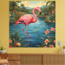 Suche nach rosa flamingo leinwandbilder Vogelvogel