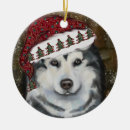 Suche nach alaskan malamute ornamente Weihnachten