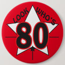 Suche nach 80 geburtstag buttons Lustig