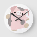 Suche nach lustige schweine wanduhren Piggy