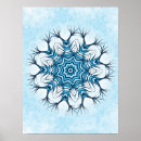 Suche nach blaue mandala poster Für sie