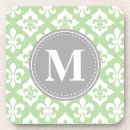 Suche nach fleur de lis untersetzer Monogramm